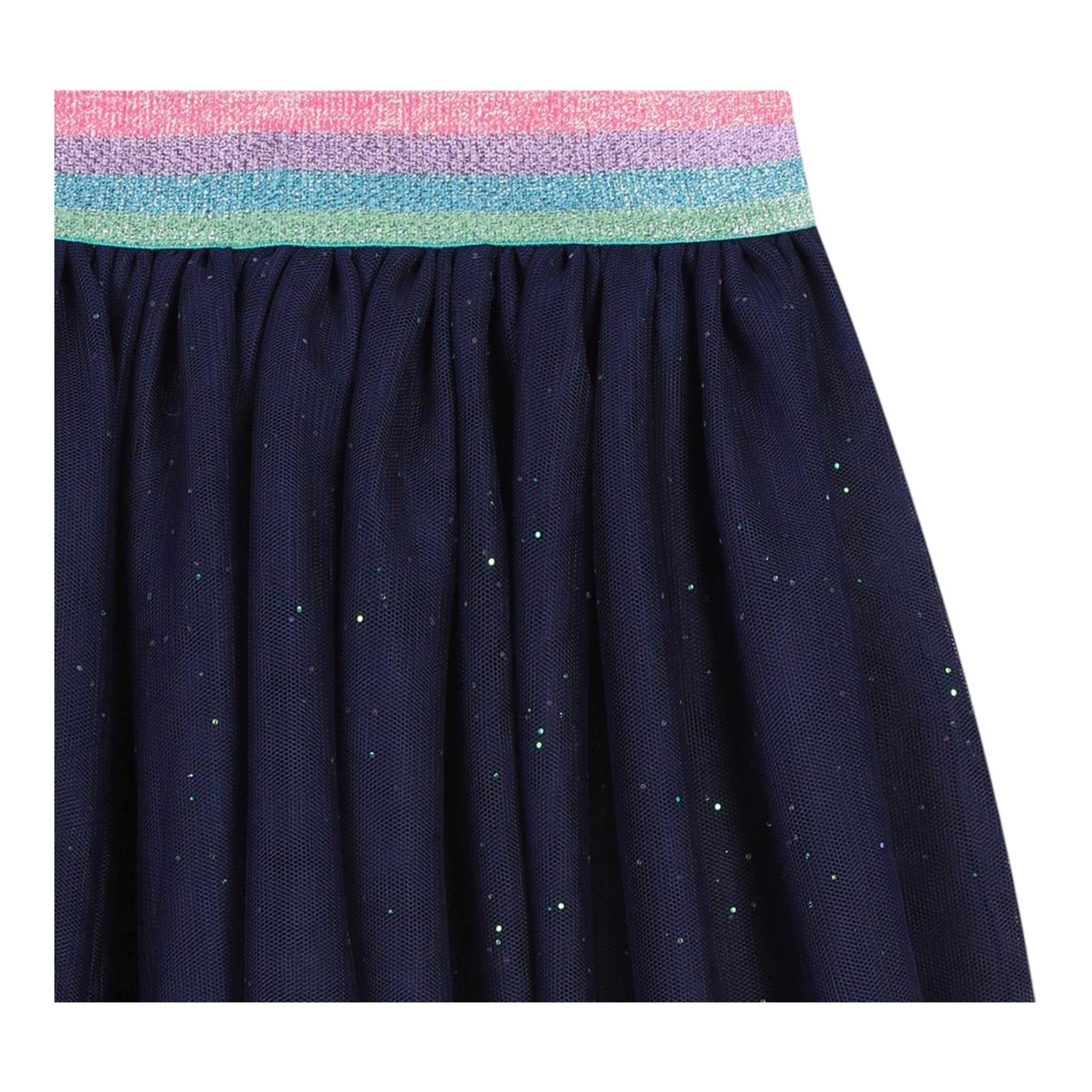 BillIEBLUSH gonna tinta unita in tulle Blu per Bambina U20417 BLU BillIEBLUSH