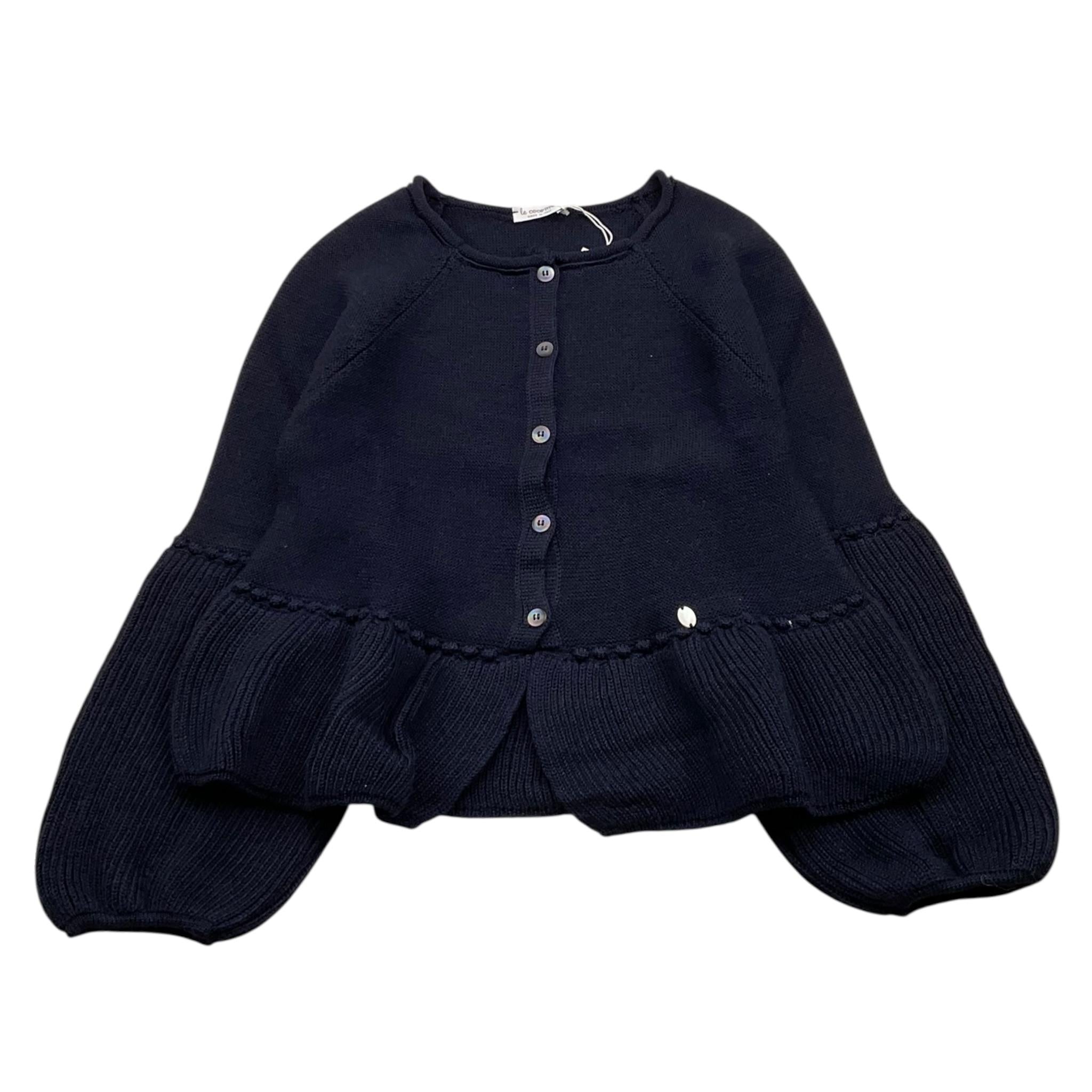 LE COCONNE cardigan tinta unita Blu per Bambina LCN1249 BLU LE COCONNE