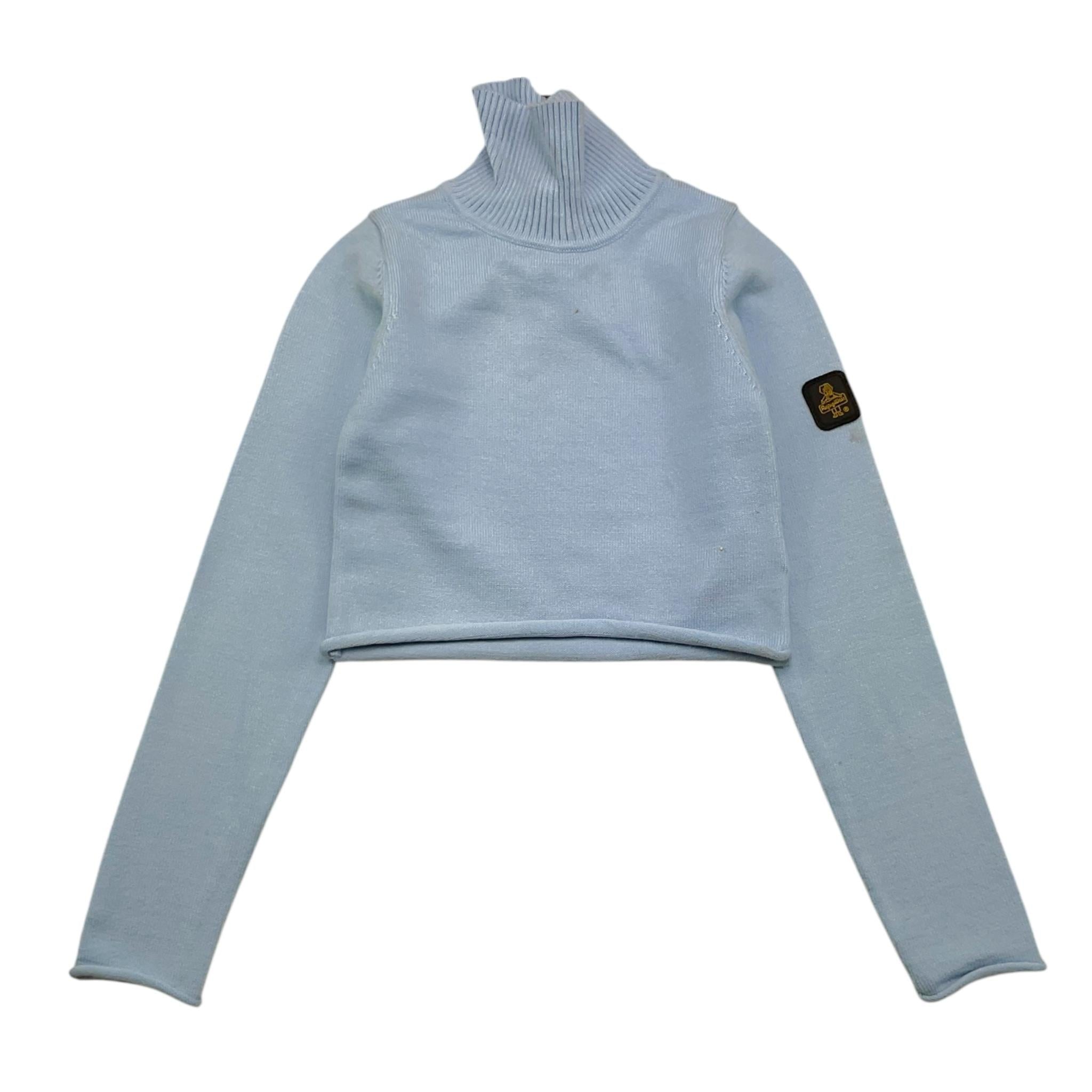 REFRIGIWEAR maglia tinta unita con collo alto Azzurro per Bambina RWG925 AZZURRO REFRIGIWEAR