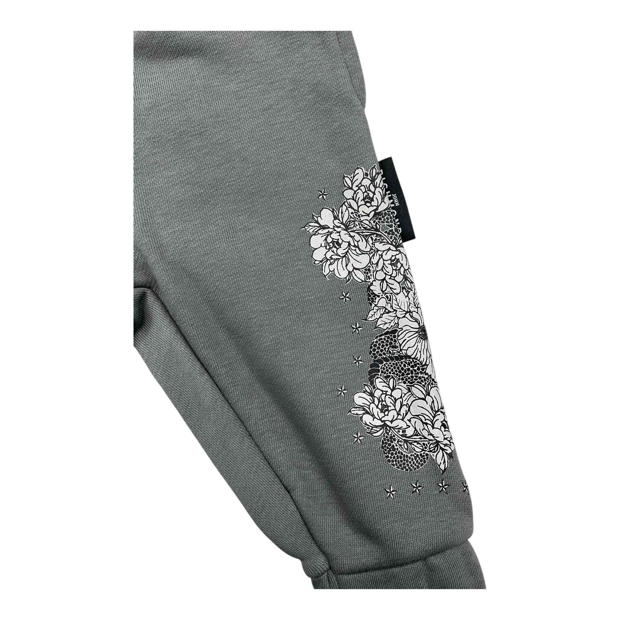 JOHN RICHMOND pantalone tinta unita modello tuta con stampa Grigio per Neonata RIA25083PA GRIGIO JOHN RICHMOND