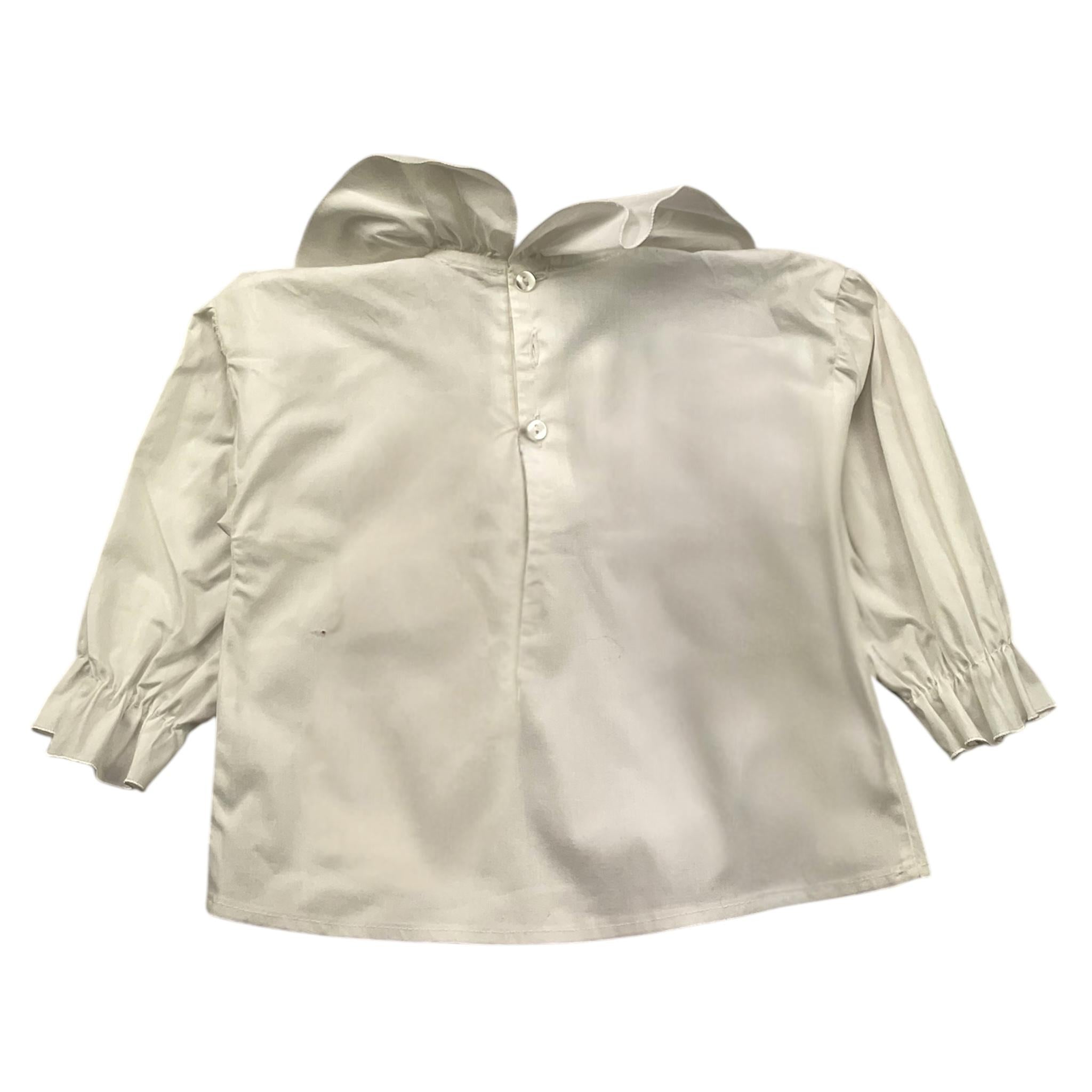 LE BEBE' camicia manica lunga tinta unita Bianco per Neonata LBG6073 BIANCO LE BEBE'