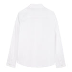 Boss Camicia Manica Lunga Tinta Unita con Logo per Bambino J52010 BIANCO BOSS 
