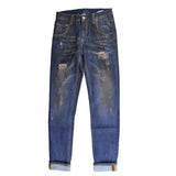 Brian Rush Jeans Tinta Unita Con Sfumature  E Girovita Regolabile