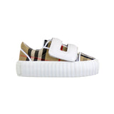 Burberry Sneakers Tricolore Con Suola In Contrasto E Strappo