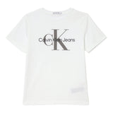 Calvin Klein T-Shirt Tinta Unita Girocollo Con Stampa