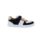 Chloe' Sneakers Tricolore Con Lacci E Suola In Gomma