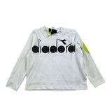 Diadora Shirt Girocollo Tinta Unita Con Stampa Logo