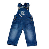 Diesel Salopette In Denim Tinta Unita