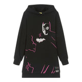 Dkny Abito Modello Felpa Con Cappucci Tinta Unita Con Stampa Cat-Woman