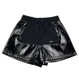 Dkny Short Tinta Unita Con Elastico In Vita