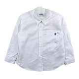 Dondup Camicia Tinta Unita Con Taschino E Logo