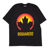 Dsquared2 T-Shirt Tinta Unita Con Stampa