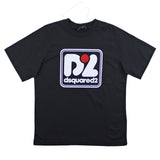 Dsquared2 T-Shirt Tinta Unita Girocollo Con Stampa