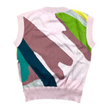 Emilio Pucci Gilet In Maglia Stampa Fantasia Scollo A V