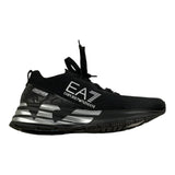 Emporio Armani Sneakers Tinta Unita Con Stampa Logo In Contrasto