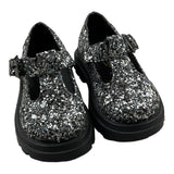 Florens Le Piccole Ballerine Glitterate Tinta Unita Con Chiusura Fibia