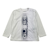 Guess Shirt Girocollo Tinta Unita Con Stampa In Contrasto