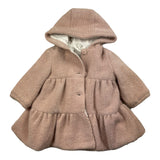 Lalalu' Cappotto Tint Unita Con Cappuccio