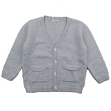 Little Bear Cardigan Scollo A V Tinta Unita