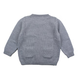 Little Bear Cardigan Coreana Tinta Unita