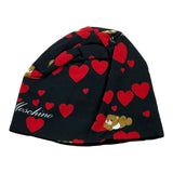 Moschino Cappello Tinta Unita Con Stampa Orsi E Cuori