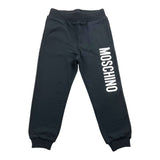 Moschino Pantalone Modello Tuta Tinta Unita Con Stampa