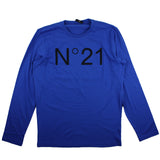 N°21 Shirt Tinta Unita Con Stampa