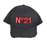 N°21 Cappello Modello Berretto Tinta Unita Con Stampa