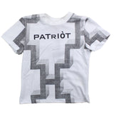 Patriot T-Shirt Tinta Unita Girocollo Con Stampa