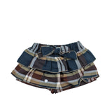 Phi Clothing Short Modello Gonna Tricolore Con Fiocco E Fantasia