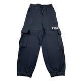 Pyrex Pantalone Modello Cargo Tinta Unita Con Elastico In Vita