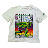 Saint Barth T-Shirt Girocollo Tinta Unita Con Stampa Hulk