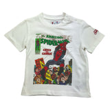 Saint Barth T-Shirt Girocollo Tinta Unita Con Stampa Spiderman