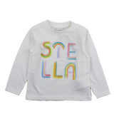 Stella Mccartney Shirt Girocollo Tinta Unita Con Stampa