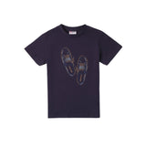 Superga T-Shirt Girocollo Tinta Unita Con Stampa