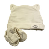 Teddy E Minou Set Cappello-Babbucce Tinta Unita