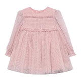 Abel & Lula Abito tinta unita con Tulle Rosa per Neonata 5506 ROSA ABEL & LULA 