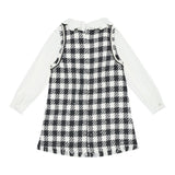Abel & Lula Abito Giromanica con Camicia Nero per Bambina 5526 NERO ABEL & LULA 
