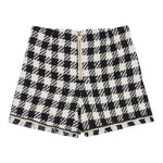 Abel & Lula Short Fantasia Quadri Nero per Bambina 5716 NERO ABEL & LULA 