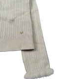 Abel & Lula Maglia tinta unita con Pelliccia Beige per Bambina 5835X BEIGE ABEL & LULA 