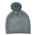 Abel & Lula Cappello tinta unita con Pon Pon Azzurro per Bambina 5915 AZZURRO ABEL & LULA 