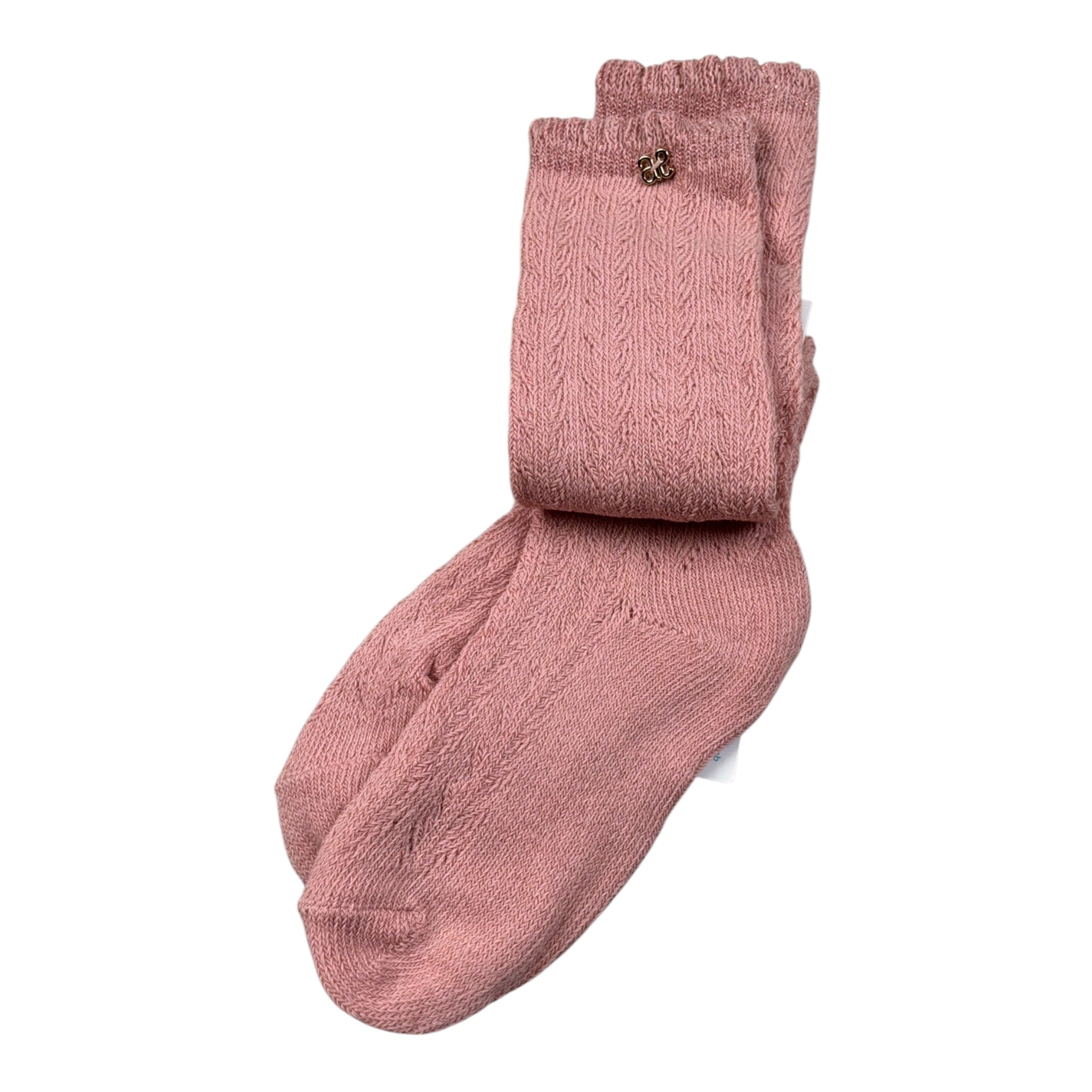 Abel & Lula Calzini tinta unita Rosa per Bambina 5953 ROSA ABEL & LULA 