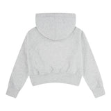 Abercrombie Kids Felpa tinta unita con Cappuccio E Stampa Grigio per Bambina 43AF23 GRIGIO ABERCROMBIE KIDS 
