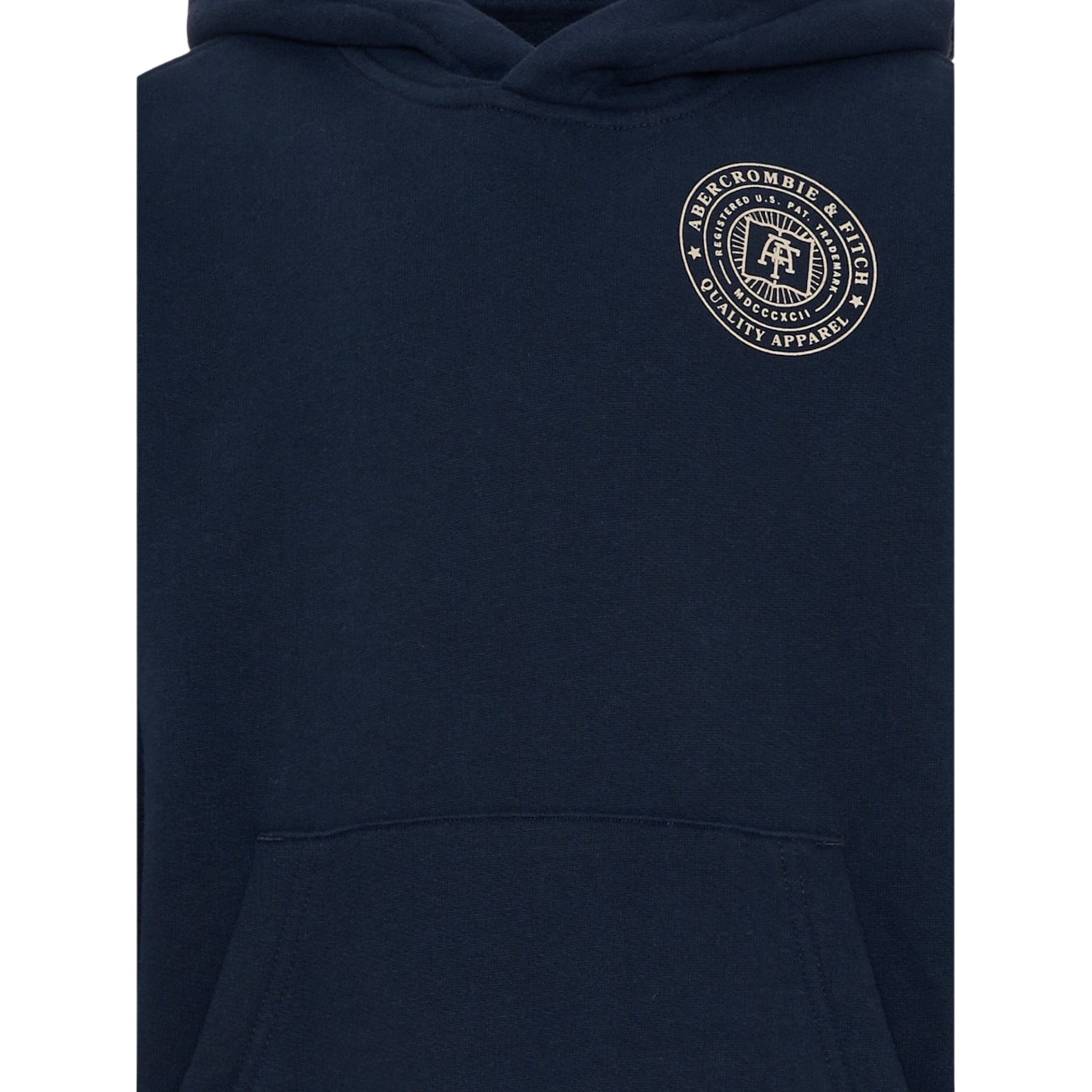 Abercrombie Kids Felpa tinta unita con Cappuccio Blu per Bambino 93AK06X BLU ABERCROMBIE KIDS 