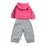 Adidas Completo 2Pz Felpa-Pantalone Rosa per Neonata JM0879 ROSA Adidas 