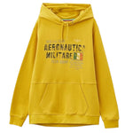 Aeronautica Militare Felpa tinta unita con Cappuccio E Stampa Giallo per Neonato 242FE0001AJRF758 GIALLO AERONAUTICA MILITARE 
