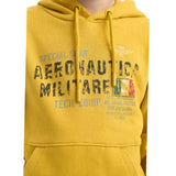 Aeronautica Militare Felpa tinta unita con Cappuccio E Stampa Giallo per Neonato 242FE0001AJRF758 GIALLO AERONAUTICA MILITARE 