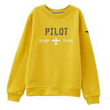 Aeronautica Militare Felpa tinta unita con Stampa Giallo per Neonato 242FE0002AJRF758N GIALLO AERONAUTICA MILITARE 