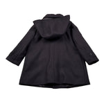 Aletta Cappotto tinta unita con Cappuccio Blu per Bambino M220434 BLU ALETTA 