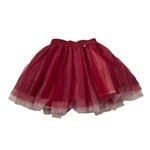 Alice Pi Gonna tinta unita In Tulle Rosso per Neonata W231302 ROSSO ALICE PI 